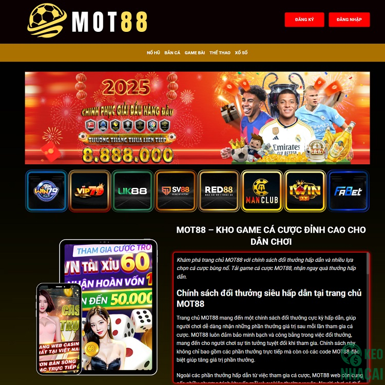 App MOT88 tối ưu