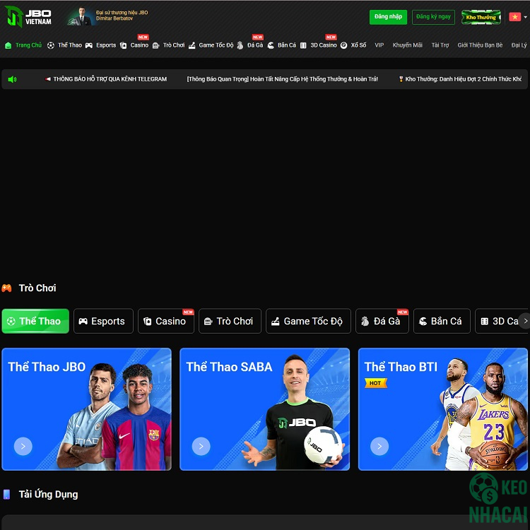 Esports và những sản phẩm khác tại JBO Esports và những sản phẩm khác tại JBO
